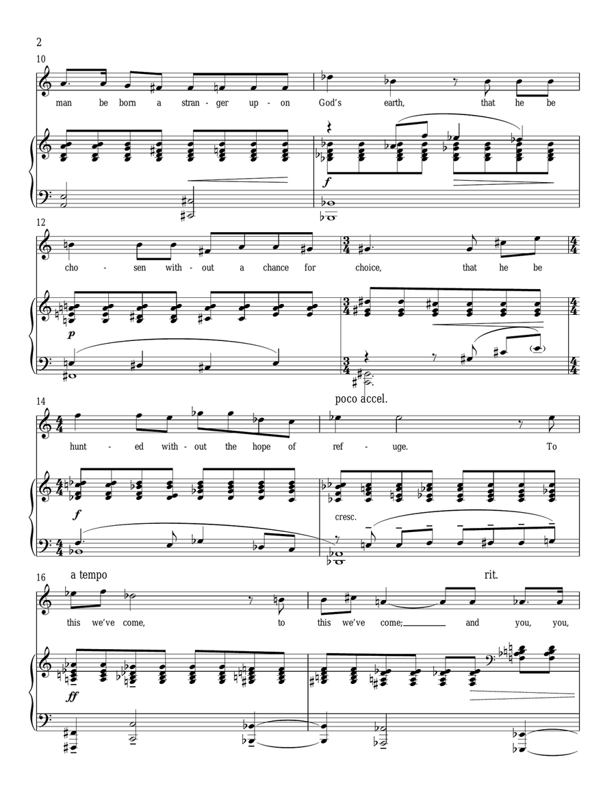 To This We've Come Piano, Vocal scores gallery preview page 2
