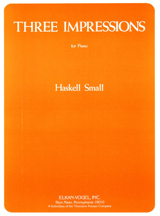 Book cover for Three Impressions