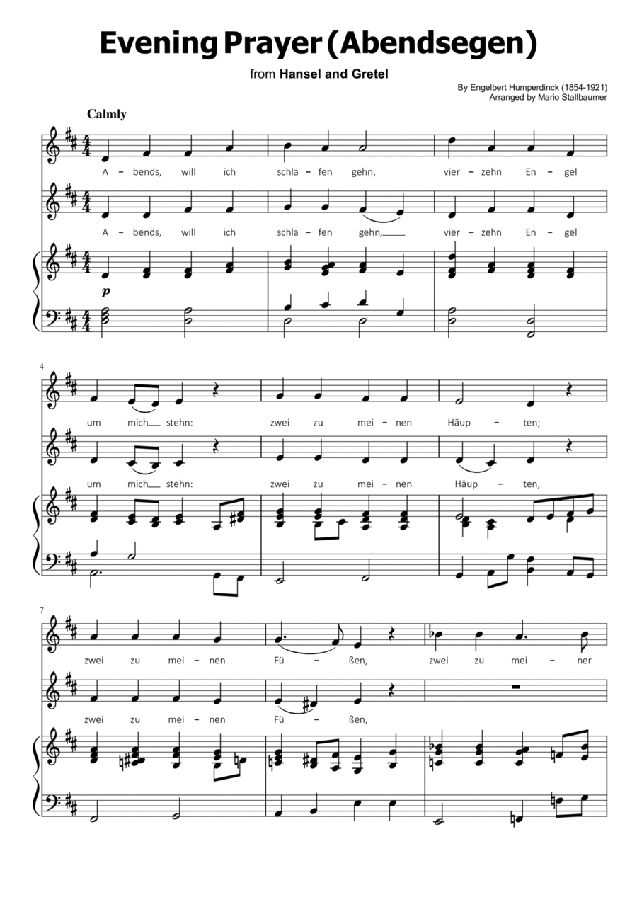 Humperdinck - Evening Prayer (Abendsegen) - from 
