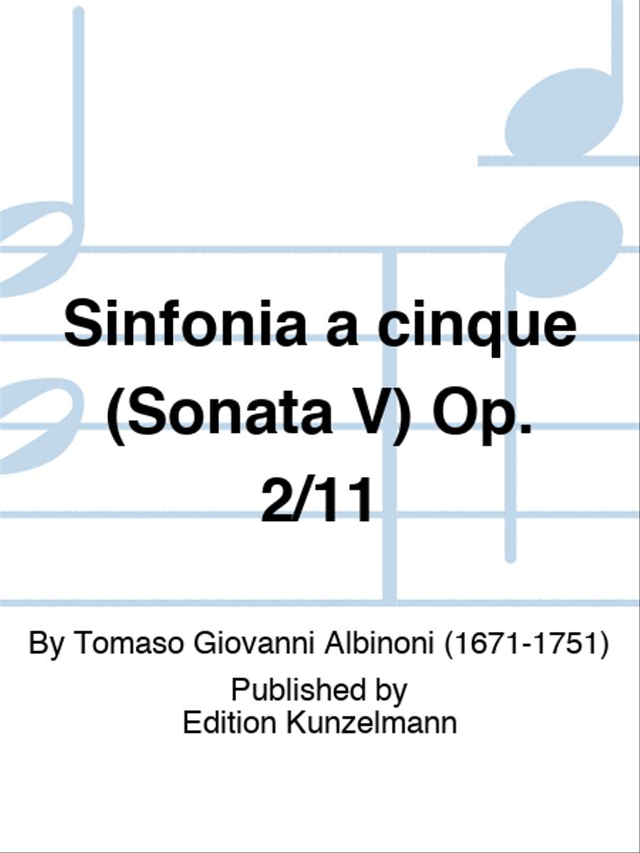Sinfonia a cinque (Sonata 5) Op. 2/9 Viola scores gallery preview page 1