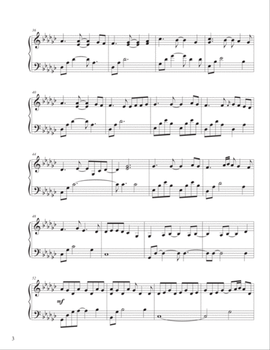 Secret Place Secret Place Piano Solo scores gallery preview page 3