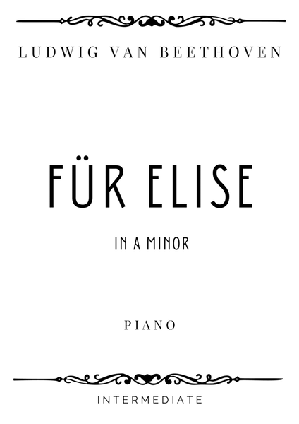 Beethoven - Für Elise in A minor - Intermediate image number null