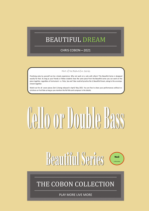 No.3 Beautiful Dream (Cello or Double Bass)