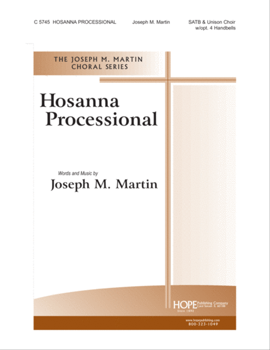 Hosanna Processional Hosanna Processional 4-Part scores gallery preview page 1