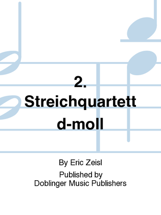 Book cover for 2. Streichquartett d-moll