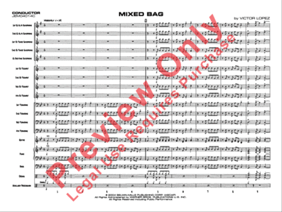 Mixed Bag Jazz Ensemble scores gallery preview page 4