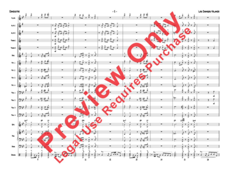 Los Changos Volando Jazz Ensemble scores gallery preview page 5