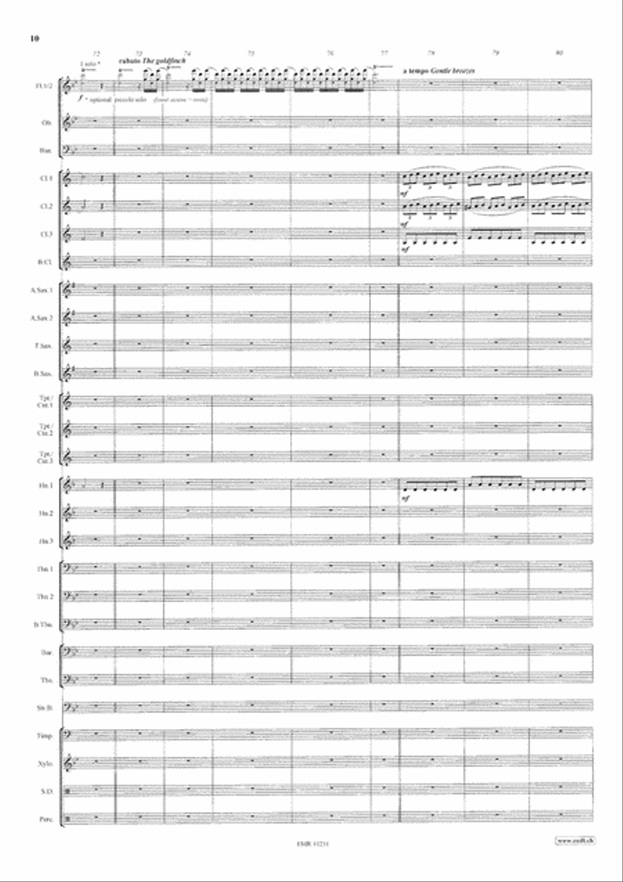 The Four Seasons The Four Seasons Concert Band scores gallery preview page 11
