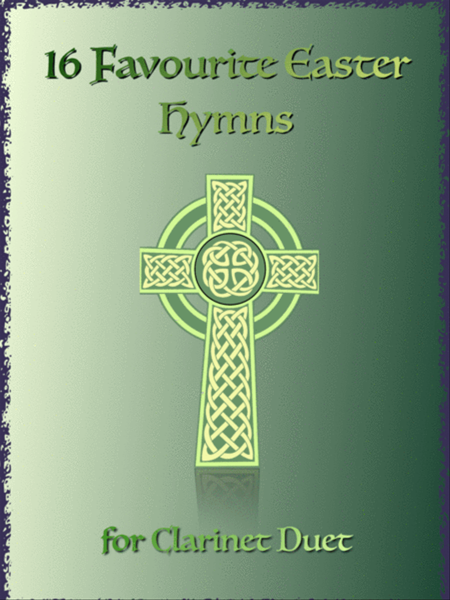 16 Favourite Easter Hymns for Clarinet Duet Clarinet Duet scores gallery preview page 1