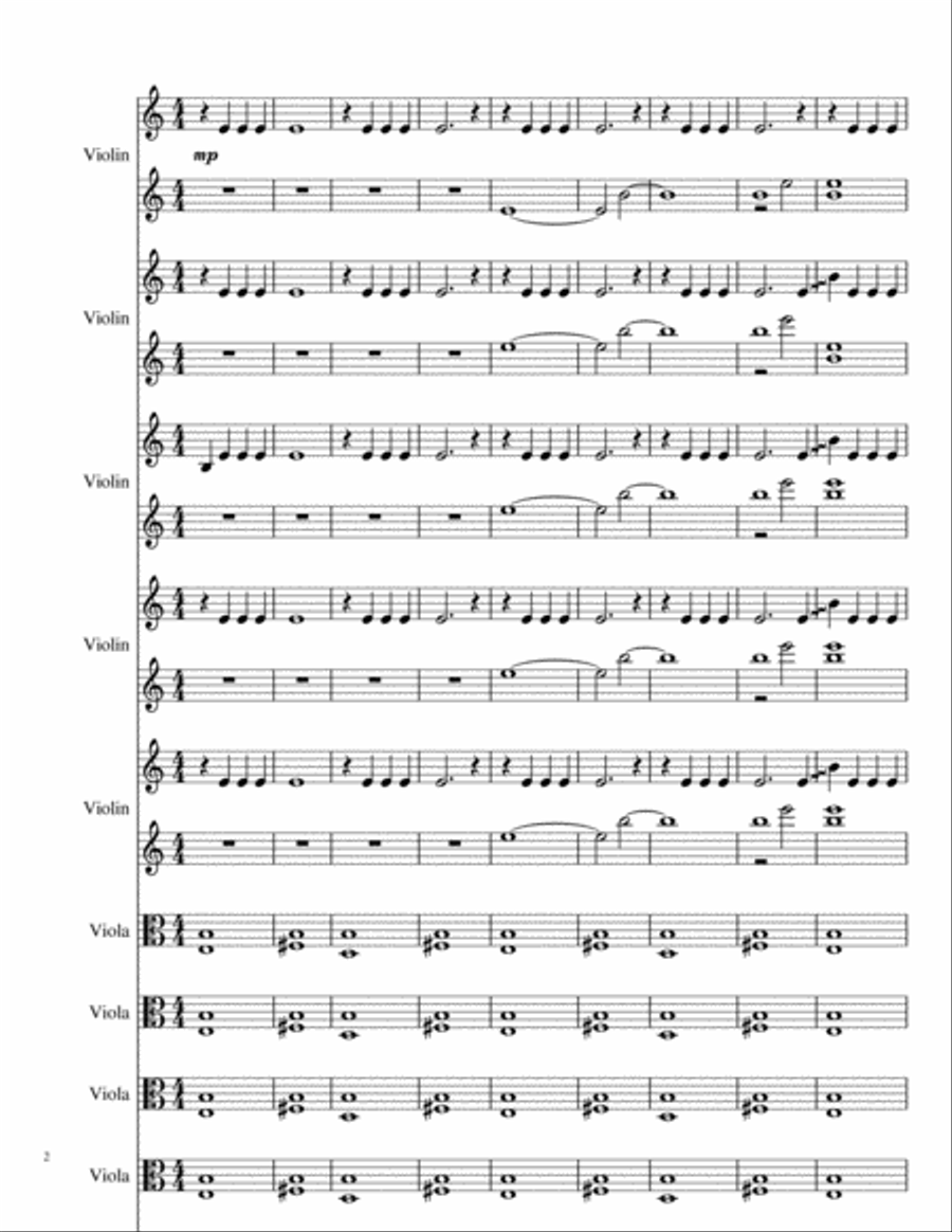 The Chamber String Quartet scores gallery preview page 2