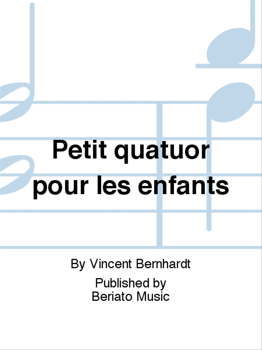 Petit quatuor pour les enfants Violin scores gallery preview page 1