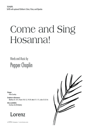 Come and Sing Hosanna!
