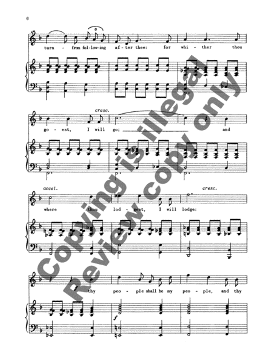 Entreat Me Not to Leave Thee High Voice scores gallery preview page 9