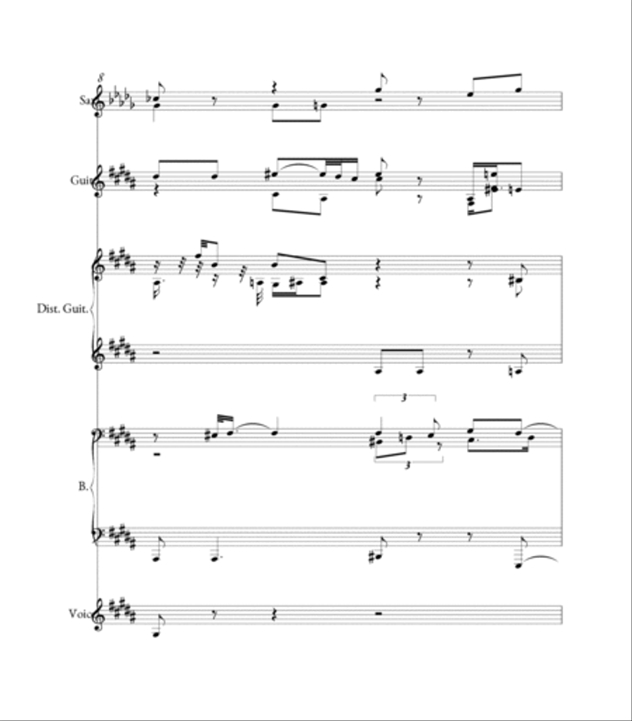 15 Terremoto Avastesimiento Small Ensemble scores gallery preview page 5