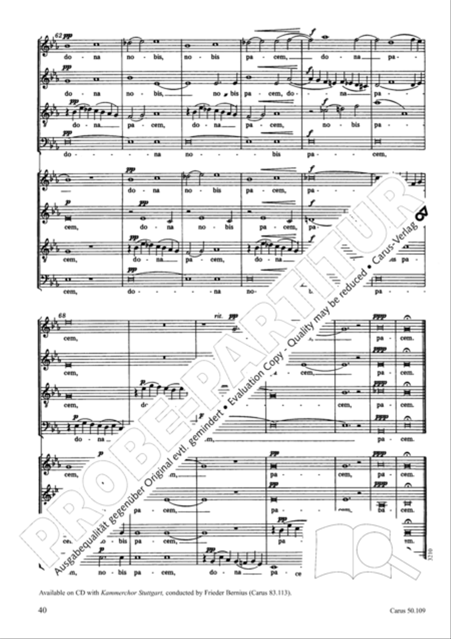 Mass in E flat major (Messe in Es) image number null