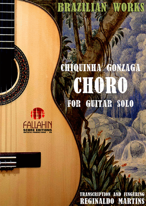 Book cover for CHORO - CHIQUINHA GONZAGA - FOR GUITAR SOLO