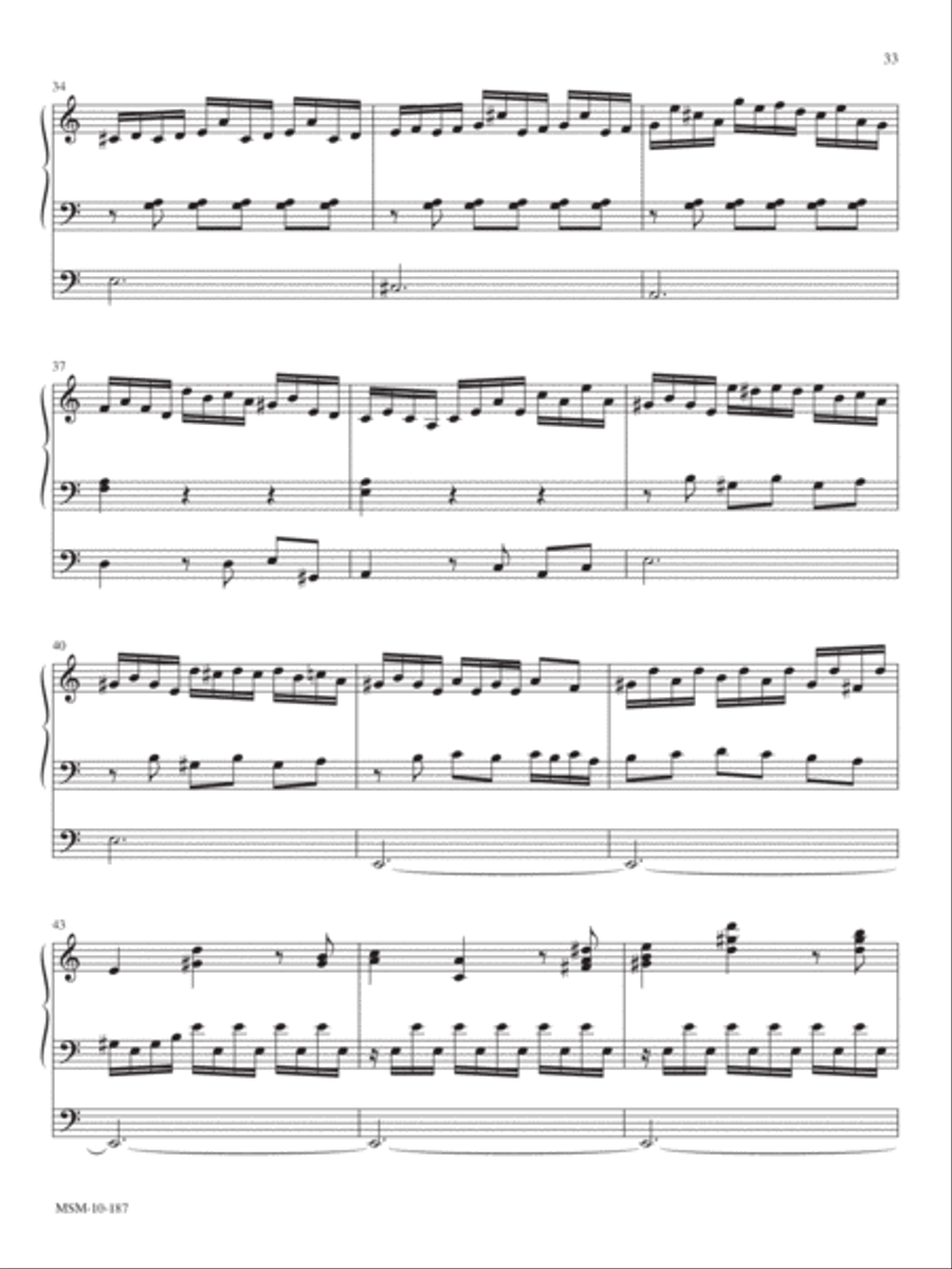 We Thank Thee, Lord Organ scores gallery preview page 4