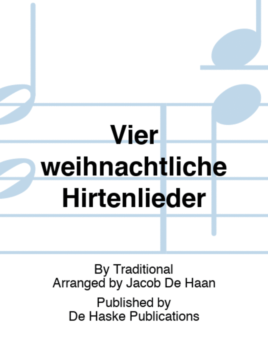 Vier weihnachtliche Hirtenlieder 4-Part scores gallery preview page 1