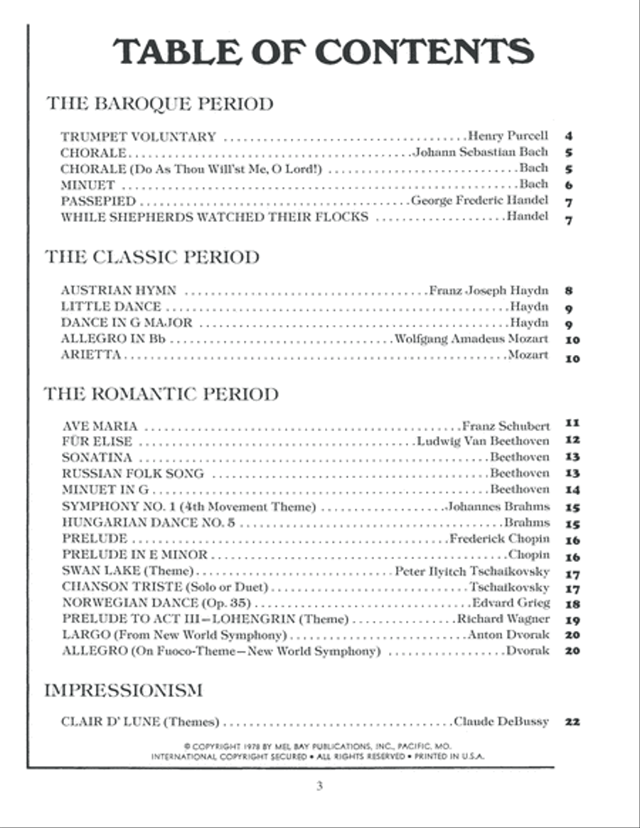 Favorite Student Clarinet Classics Clarinet Solo scores gallery preview page 4