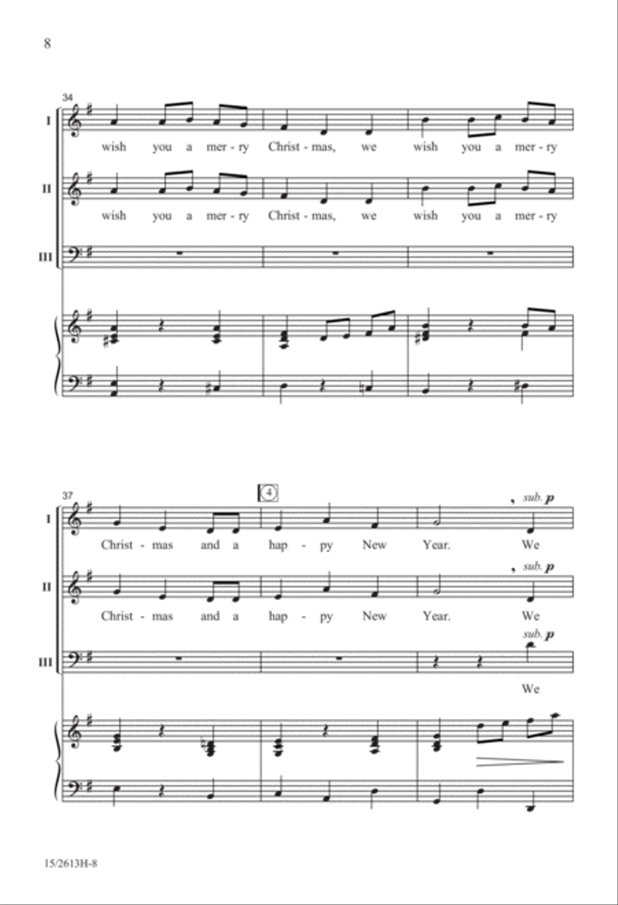 Have a Merry One! 3-Part scores gallery preview page 9