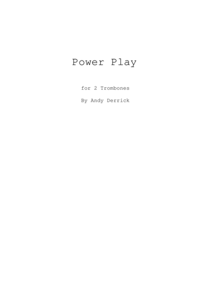 Power Play - jazz duets for two trombones image number null