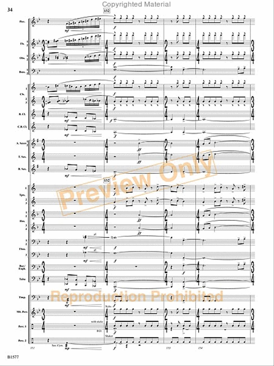 Evocatio Evocatio Concert Band scores gallery preview page 35