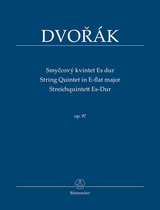 Book cover for String Quintet E-flat major op. 97