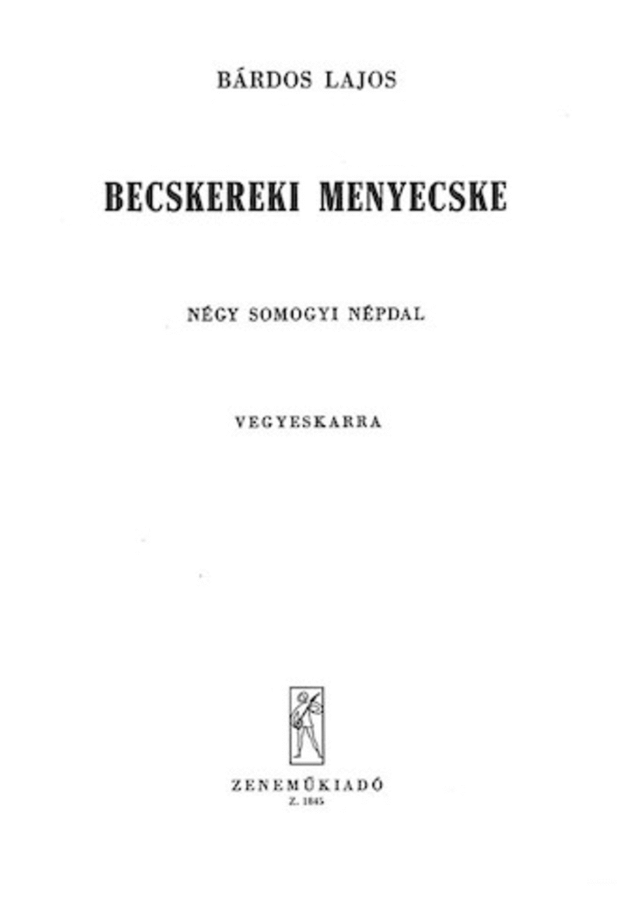 Becskereki Menyecske A Cappella scores gallery preview page 1