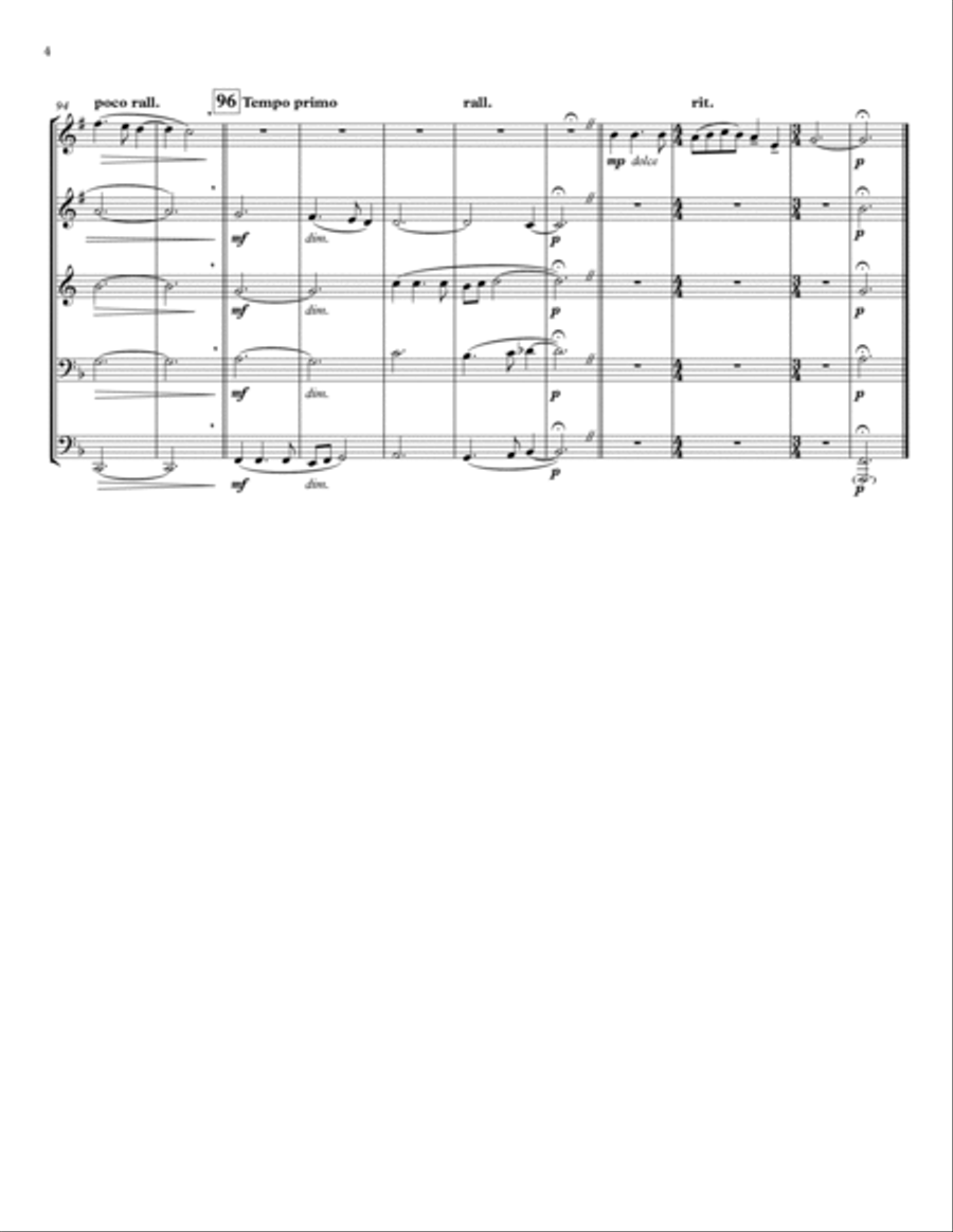 In Your Hands - Brass Quintet Brass Quintet scores gallery preview page 5