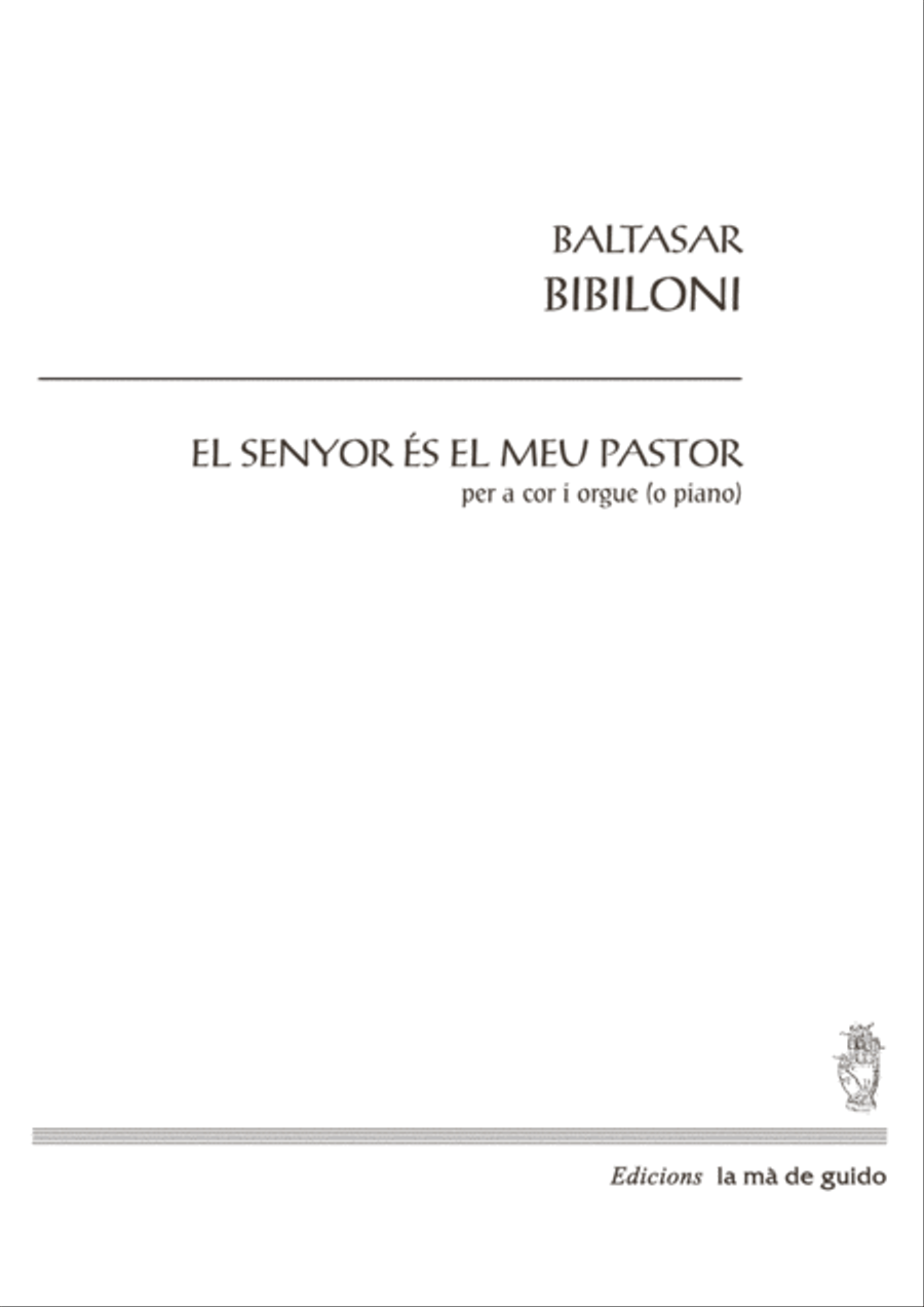 El Senyor és el meu Pastor 4-Part scores gallery preview page 1