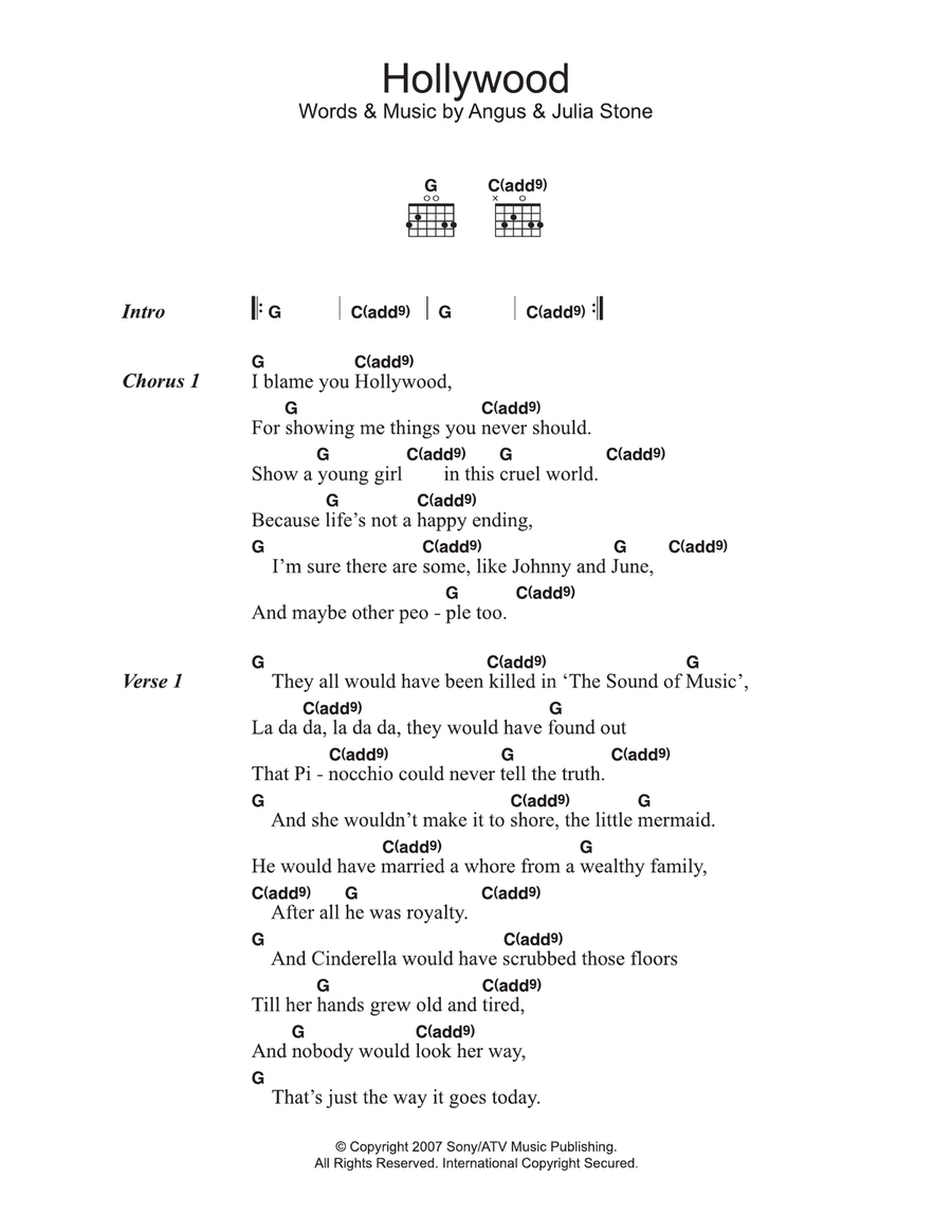 Hollywood Acoustic Guitar scores gallery preview page 1