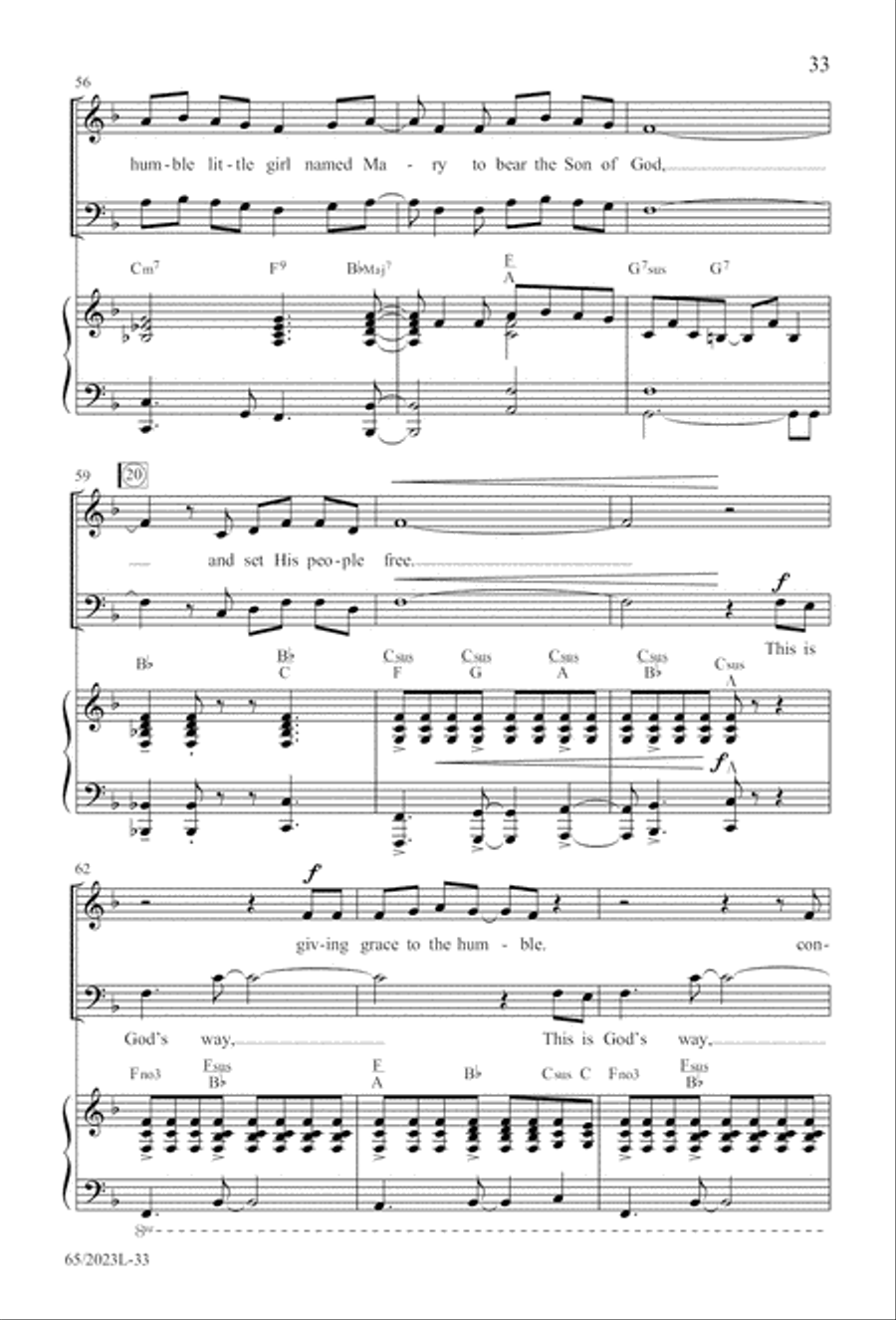 Child of Hope 4-Part scores gallery preview page 34