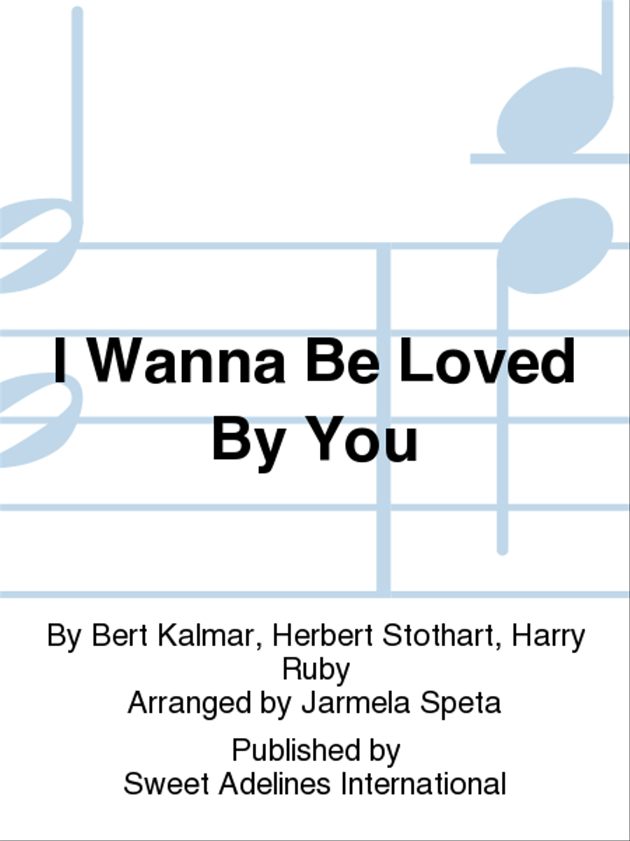 I Wanna Be Loved By You A Cappella scores gallery preview page 1