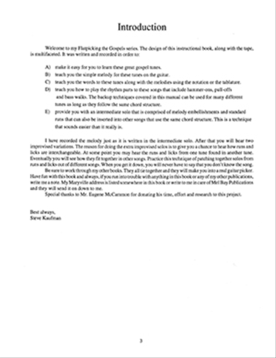 Flatpickin' the Gospels (For Guitar) Flatpicking Guitar scores gallery preview page 2