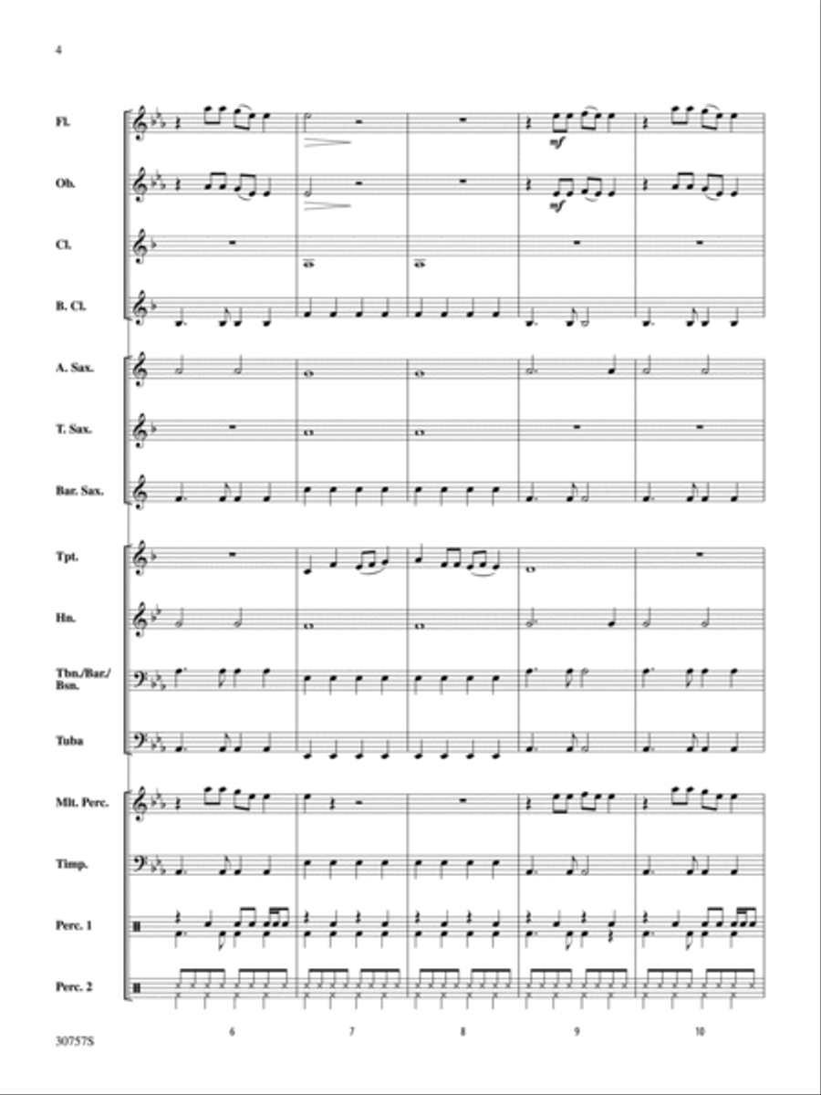 Mamma Mia Concert Band scores gallery preview page 3