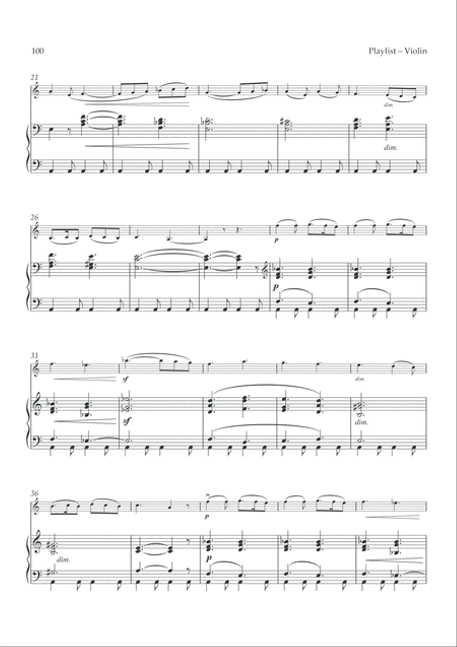 The Old Castle by Modest Petrovich Mussorgsky Violin Solo