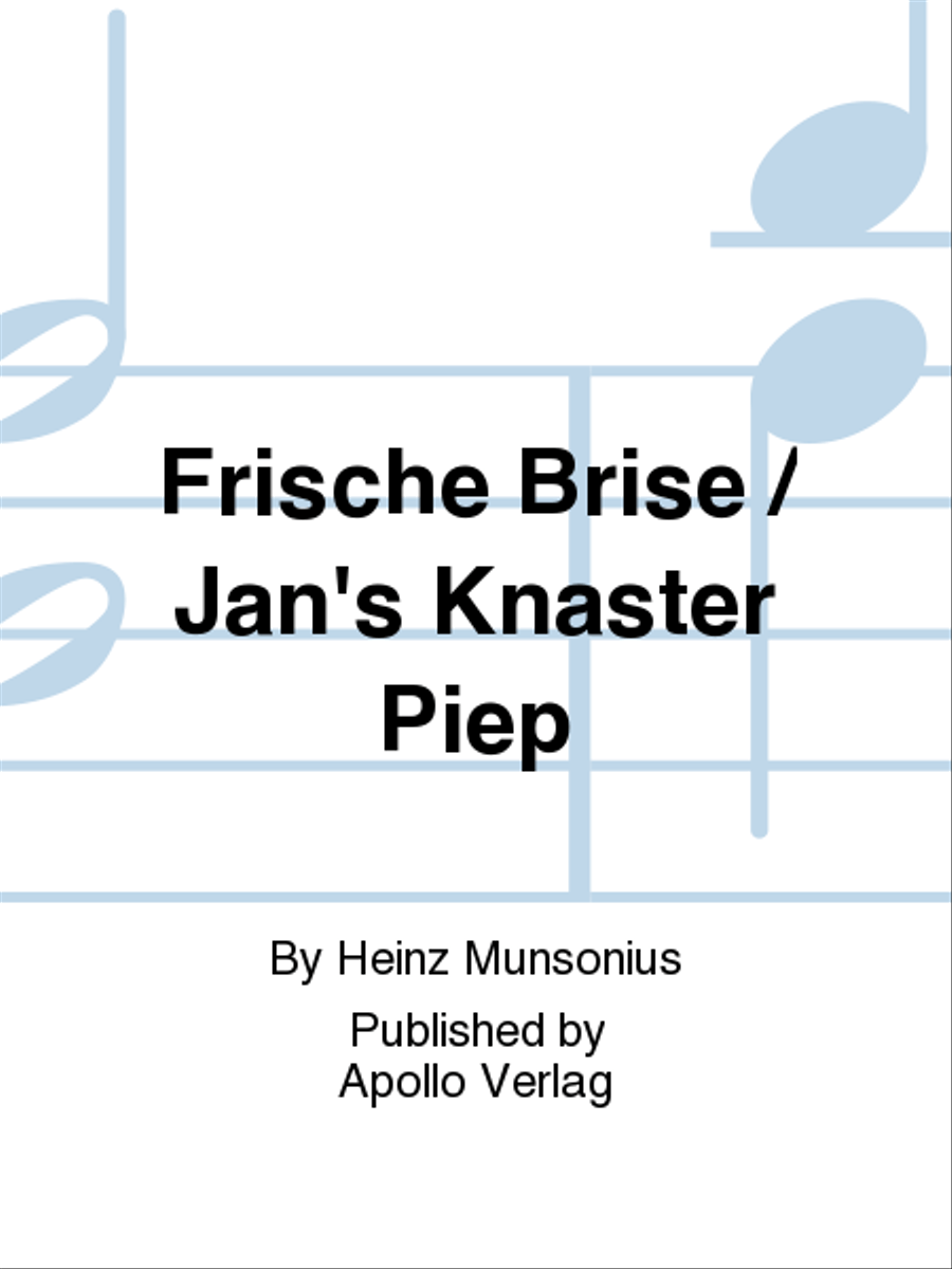 Frische Brise / Jan's Knaster Piep Orchestra scores gallery preview page 1