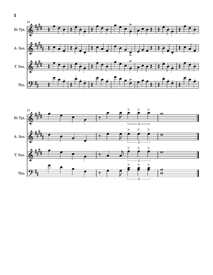 Courtesy Of The Red, White And Blue (The Angry American) Small Ensemble scores gallery preview page 2