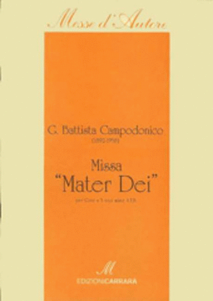 Messa Mater Dei op. 78