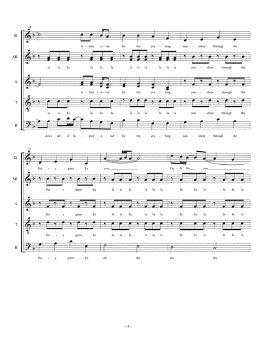 Our House Divisi scores gallery preview page 4