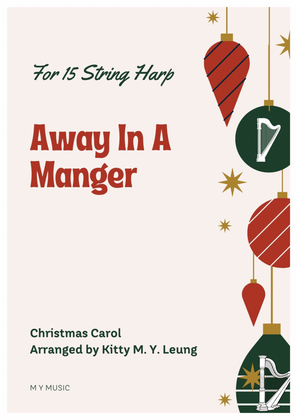 Book cover for Away In A Manger - 15 String Harp
