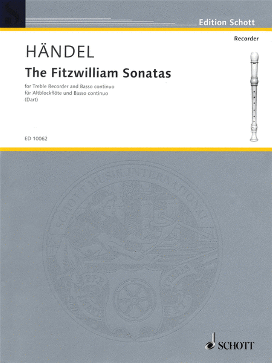 The Fitzwilliam Sonatas Recorder scores gallery preview page 1