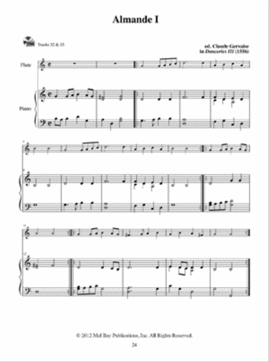 Renaissance Flute Solos Made Easy Flute Solo scores gallery preview page 3