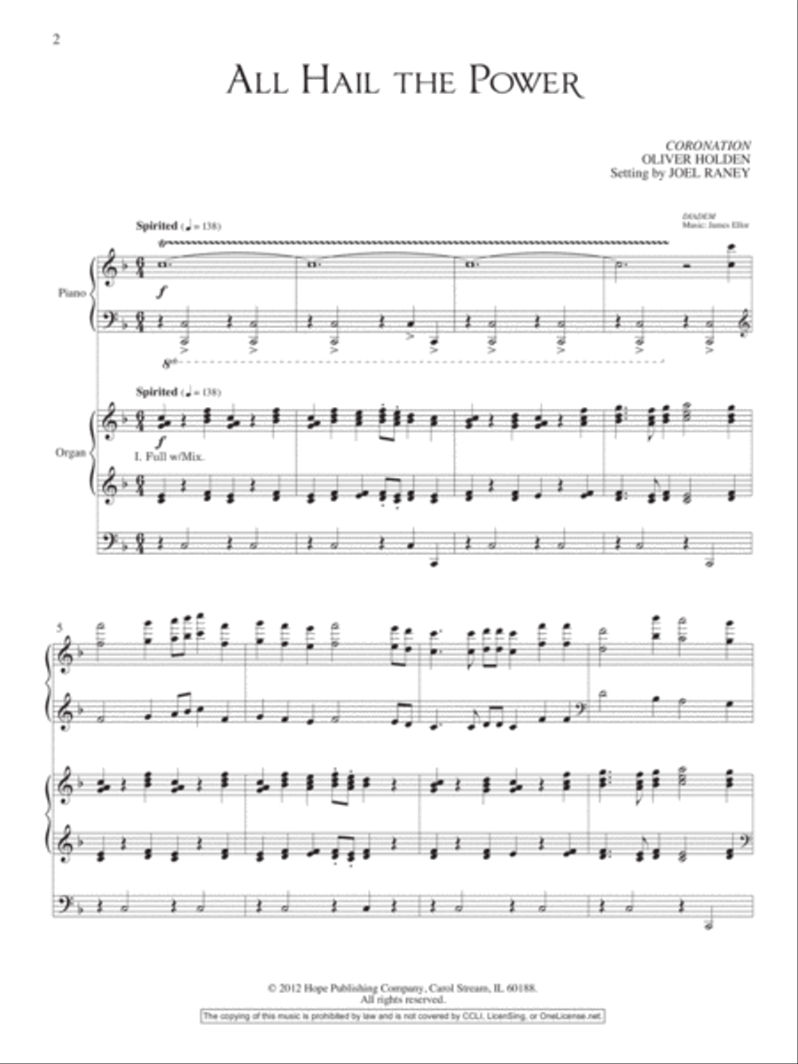 Festive Hymn Settings for Piano and Organ (2 books needed) Organ scores gallery preview page 3
