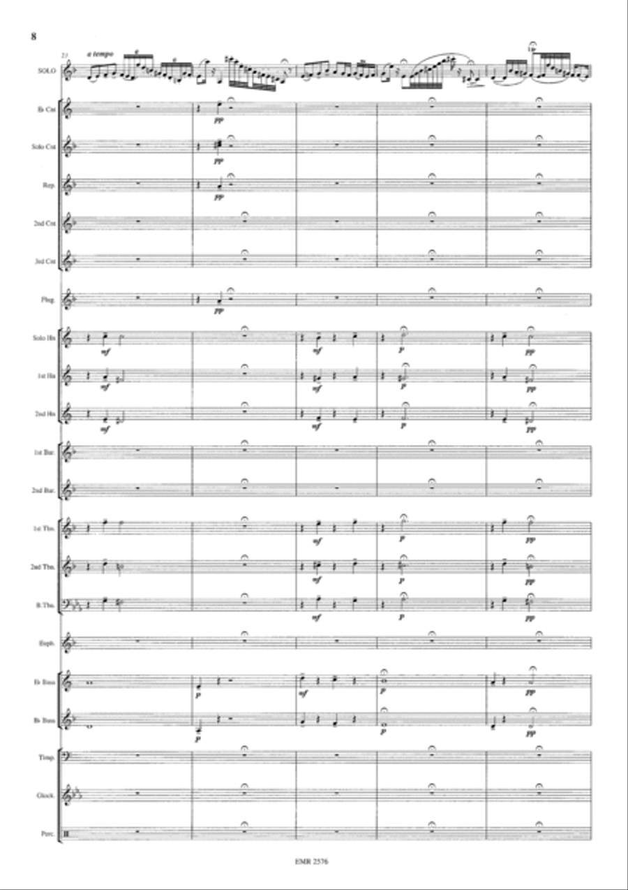 Zigeunerweisen Brass Band scores gallery preview page 9