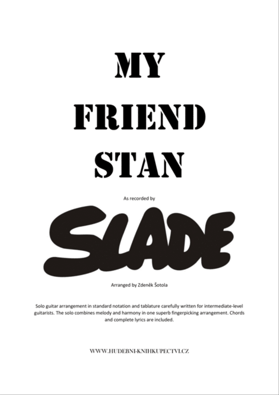 My Friend Stan Guitar Tablature scores gallery preview page 1