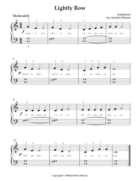 Folk Song Pack, Volume 1 (6-song packet for early beginners) image number null