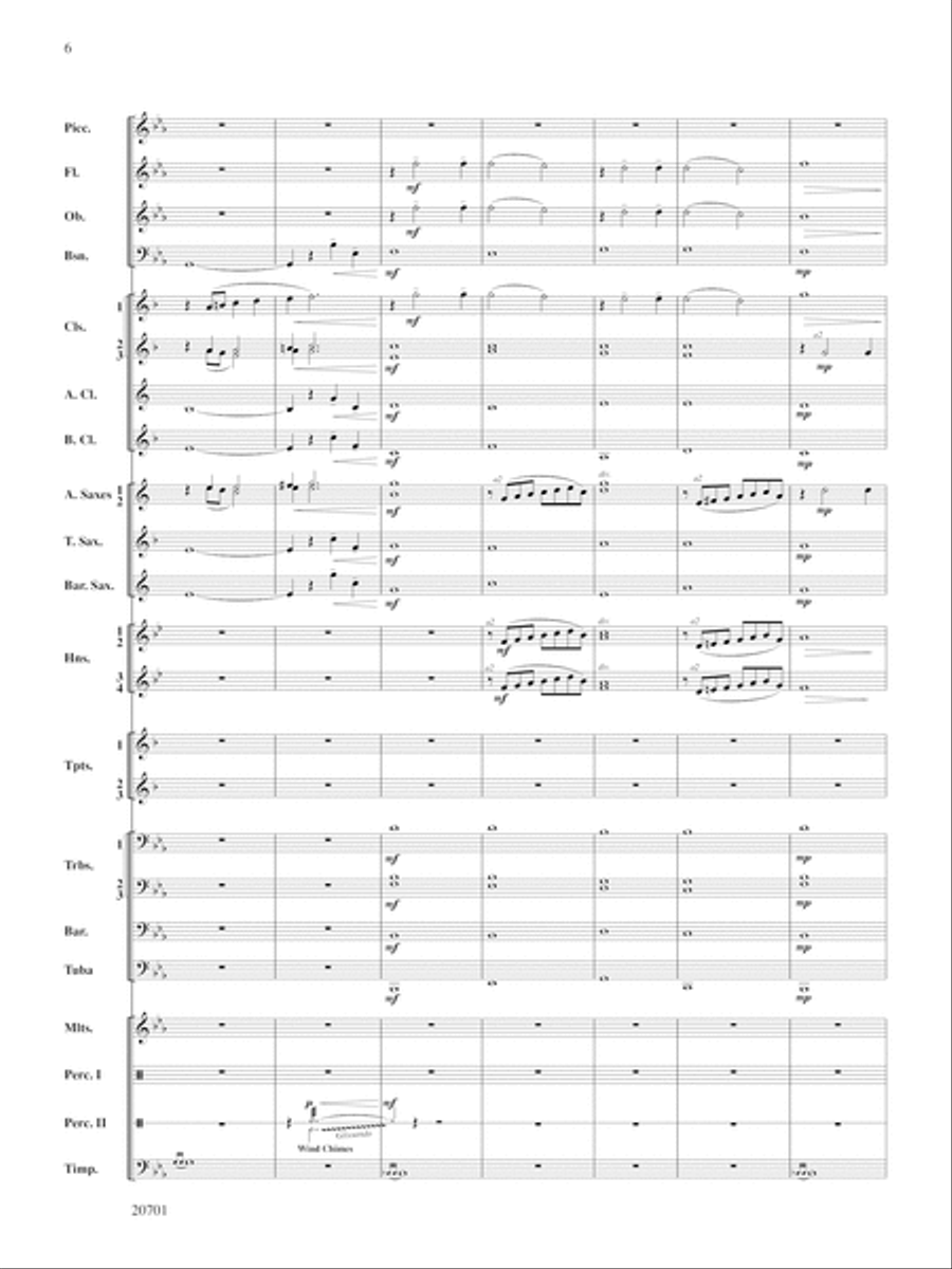 Lincoln Legend: Score Lincoln Legend: Score Concert Band scores gallery preview page 6