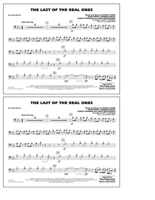 Last of the Real Ones (arr. Matt Conaway) - 2nd Trombone