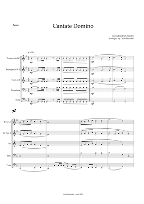 Cantate Domino - Handel (Brass Quintet)